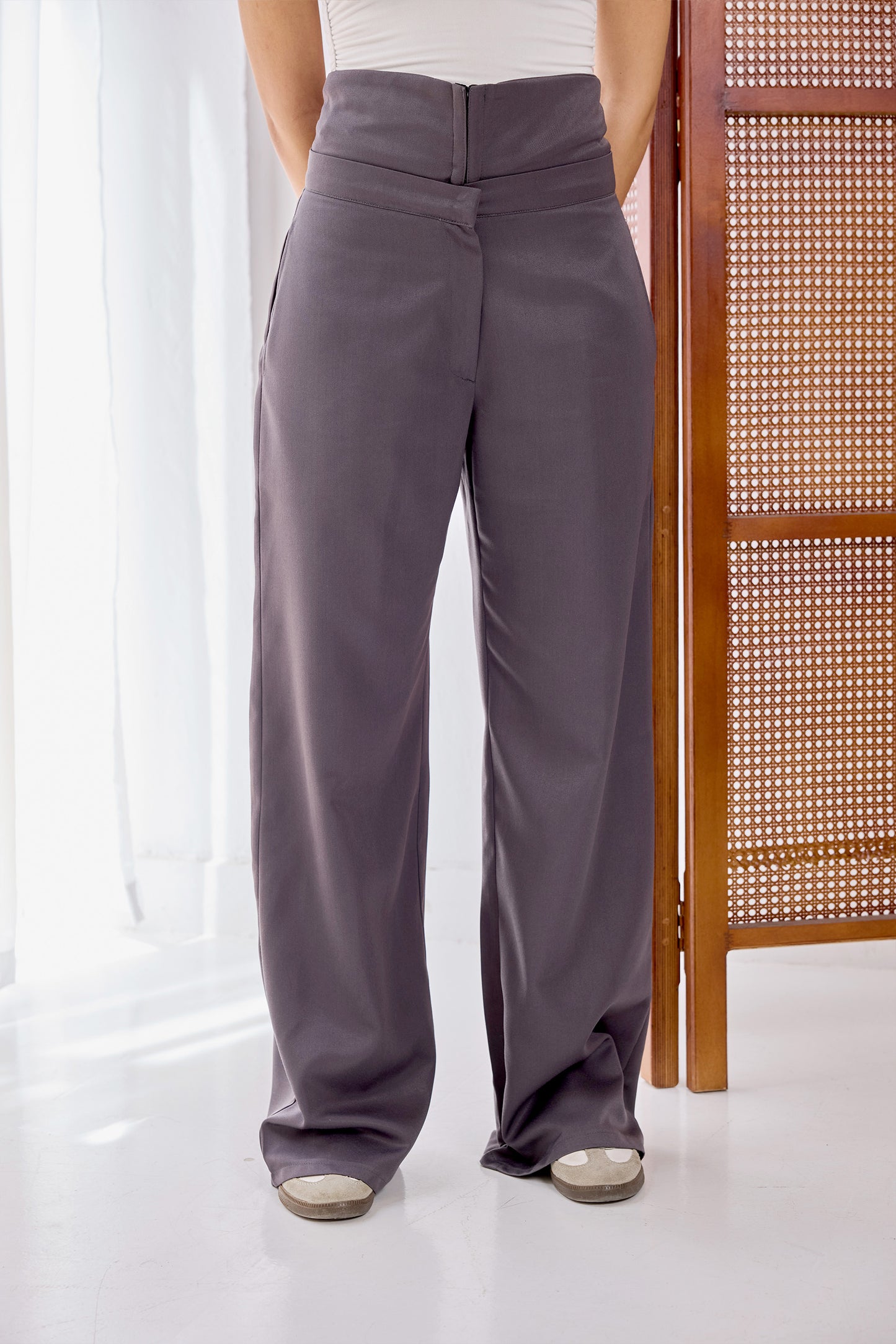 Corset Pants - Grey