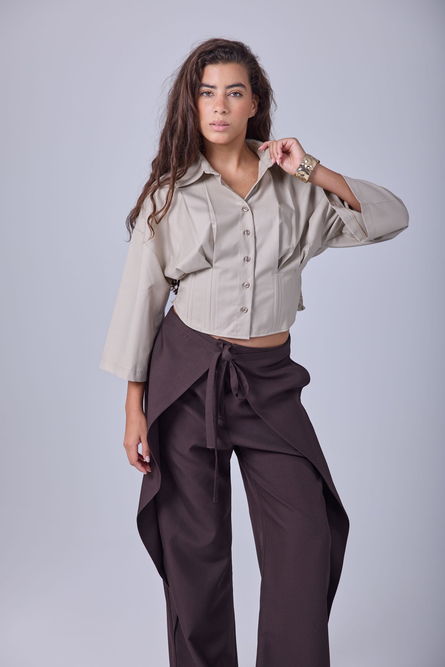 Wrap & Go Pants - Brown