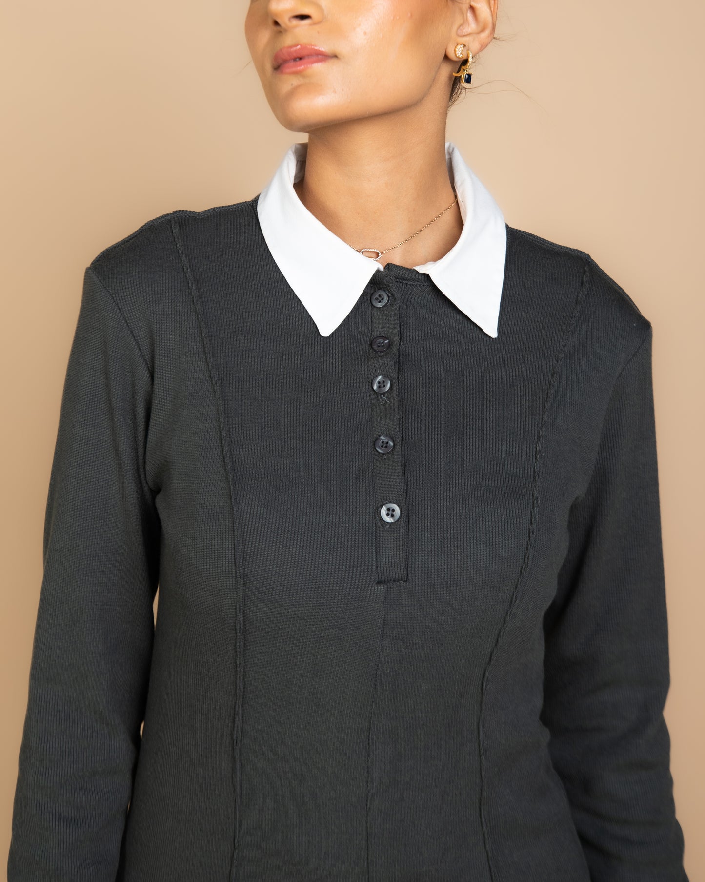 Perfect Tee Dress - DARK GRAY