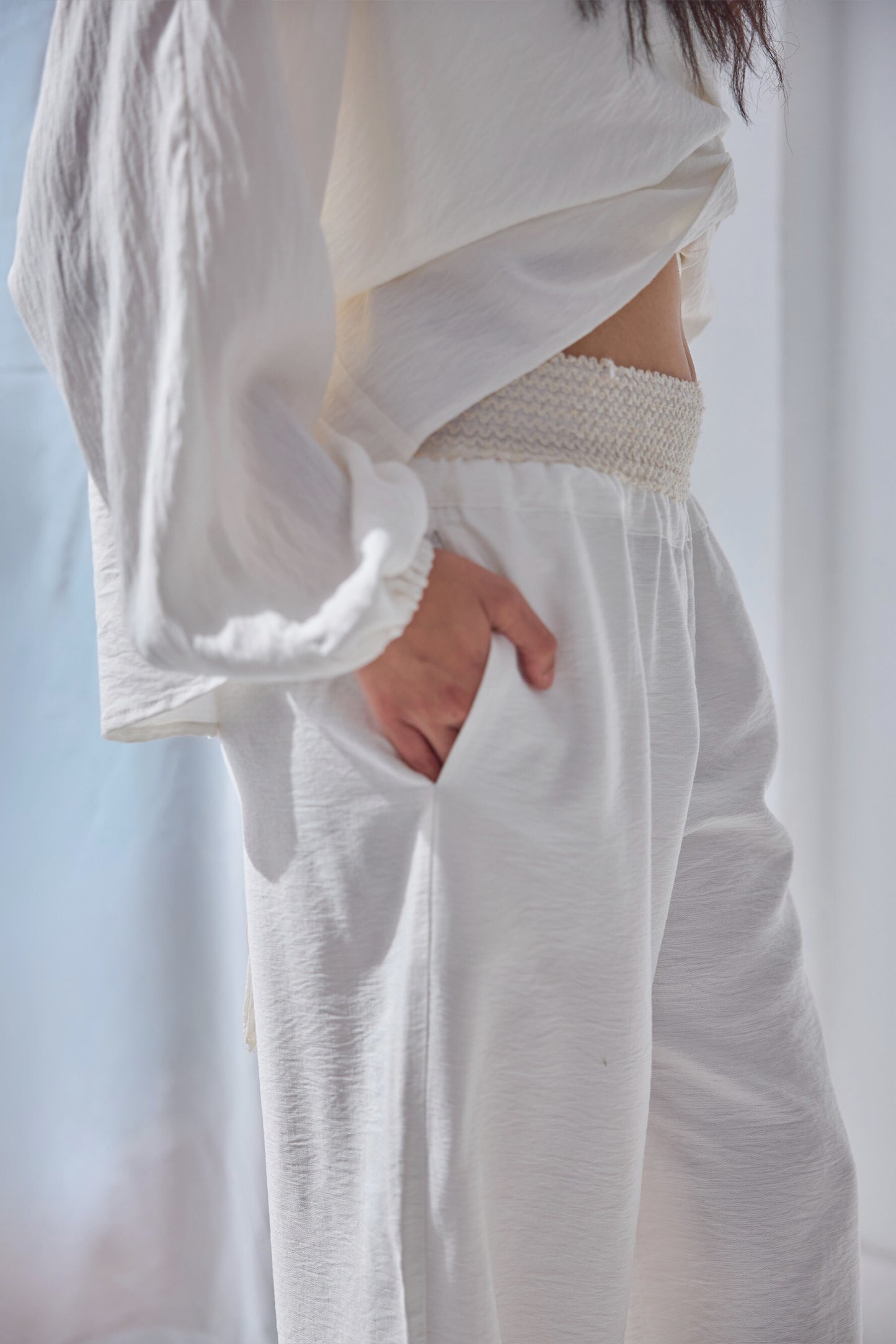 Hazel Linen Set - White