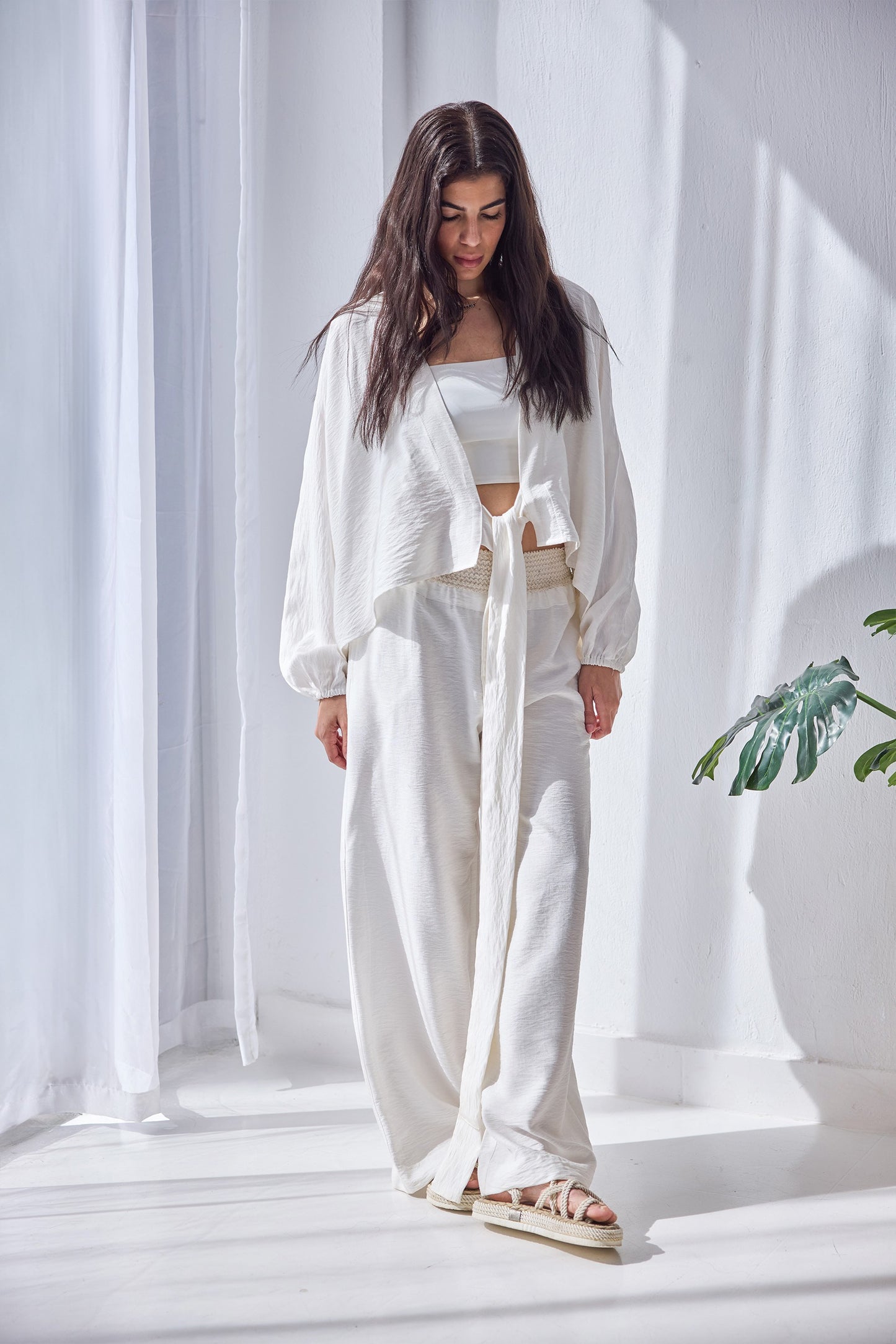 Hazel Linen Set - White
