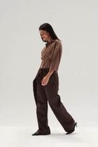 Wrap & Go Pants - Brown