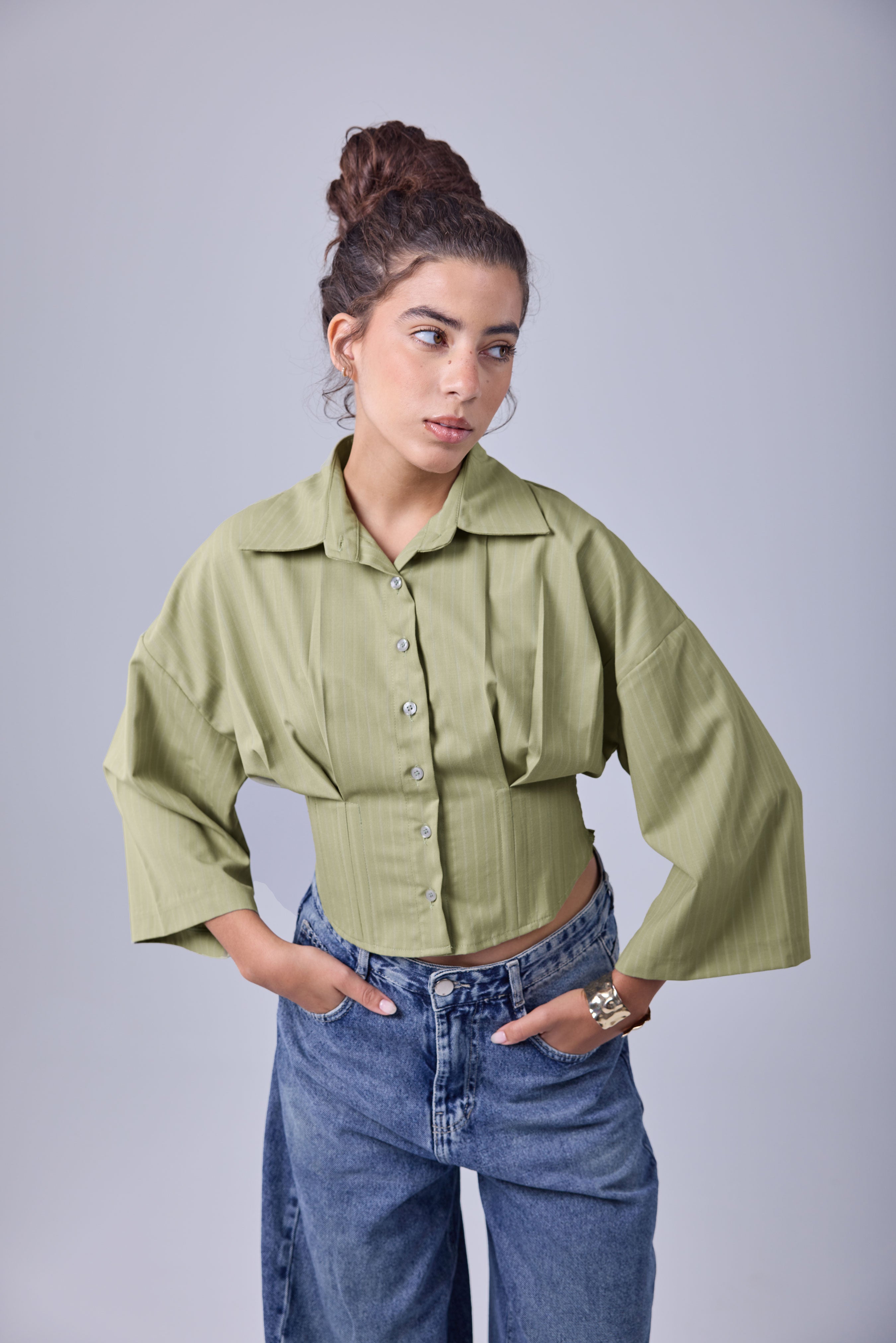 Corset Chemise - Matcha