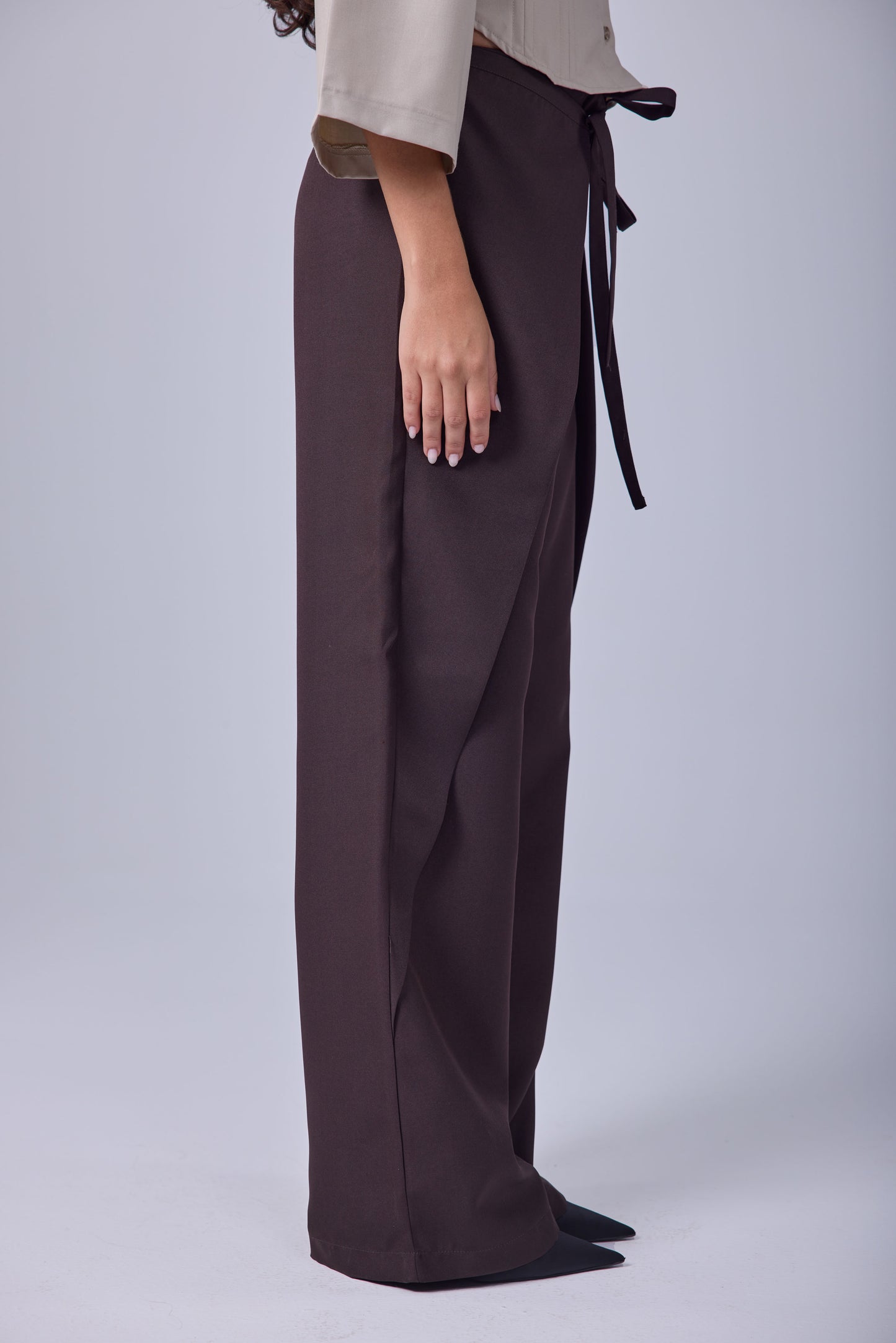 Wrap & Go Pants - Brown