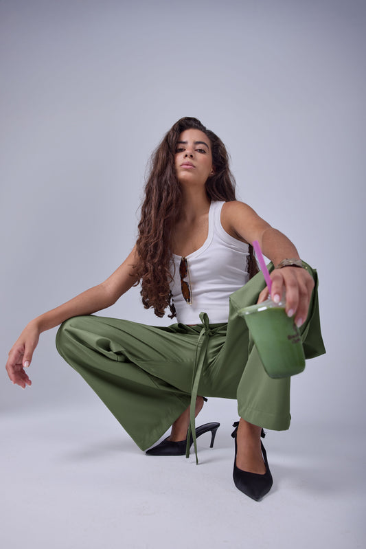 Wrap & Go Pants - Matcha