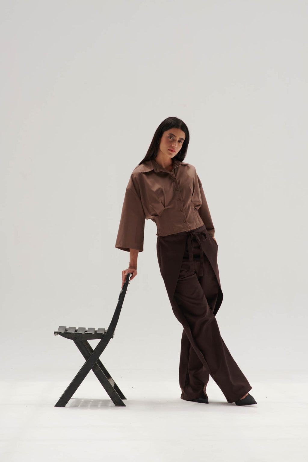 Wrap & Go Pants - Brown