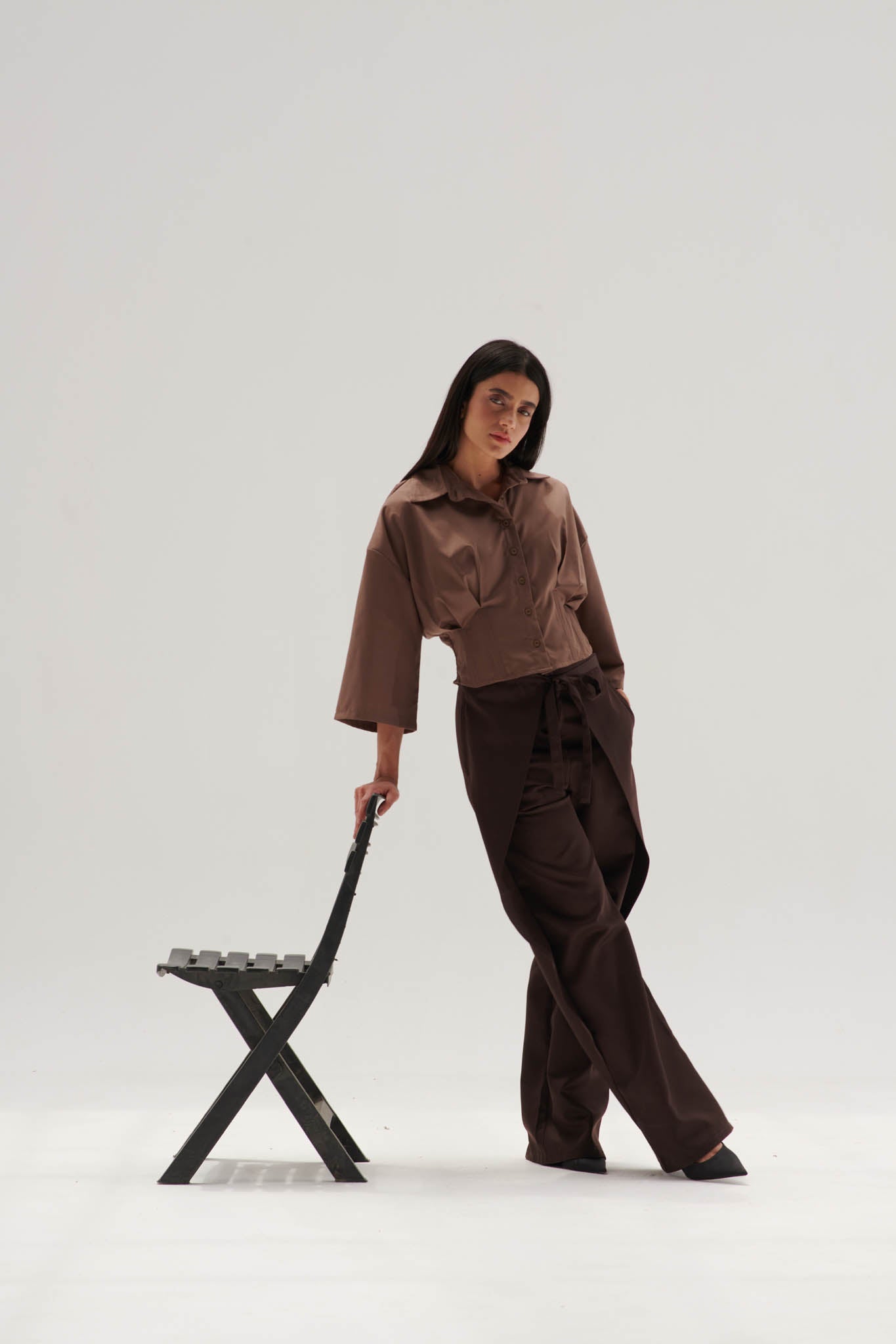 Wrap & Go Pants - Brown