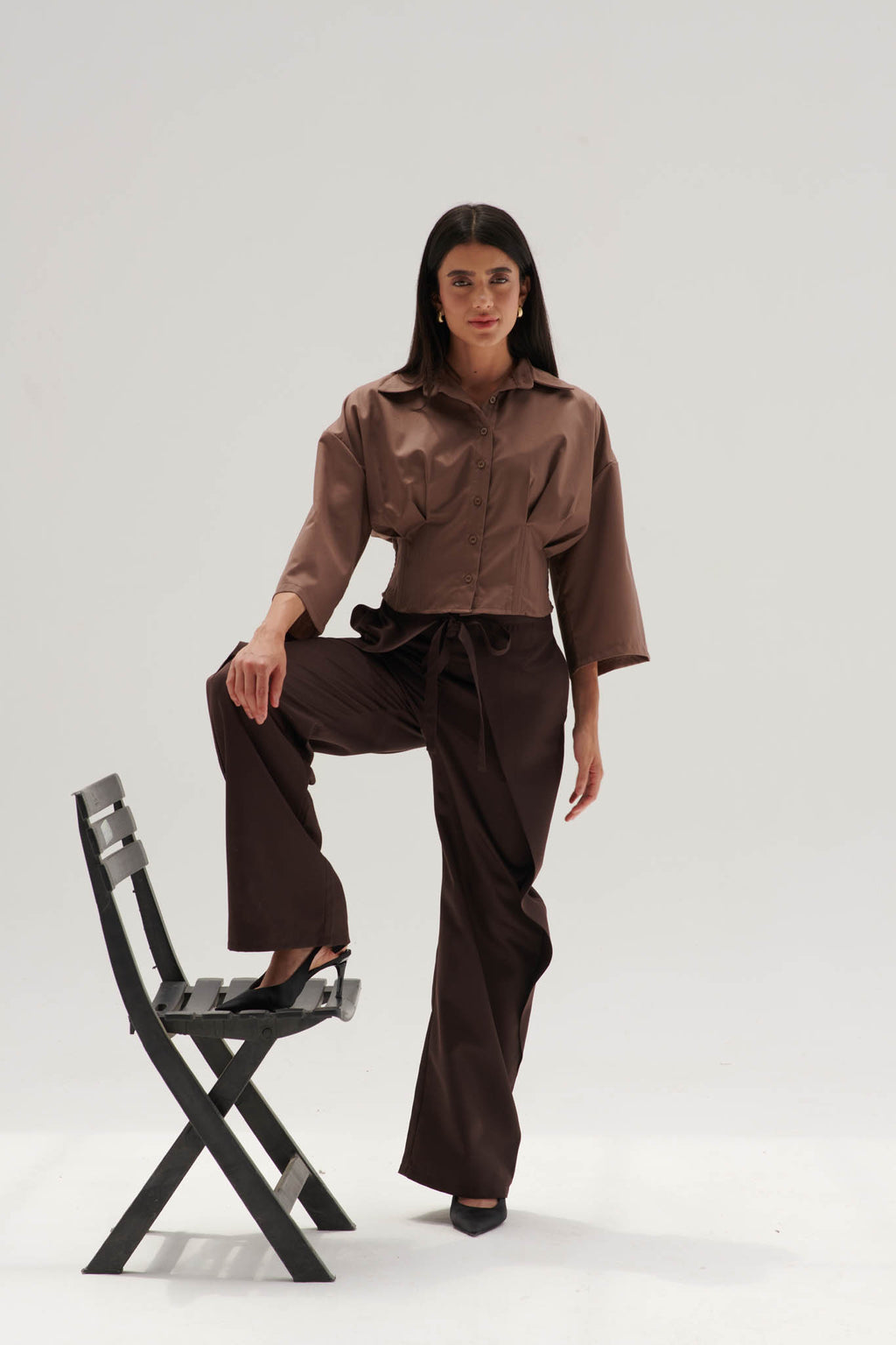 Wrap & Go Pants - Brown