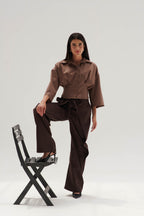 Wrap & Go Pants - Brown