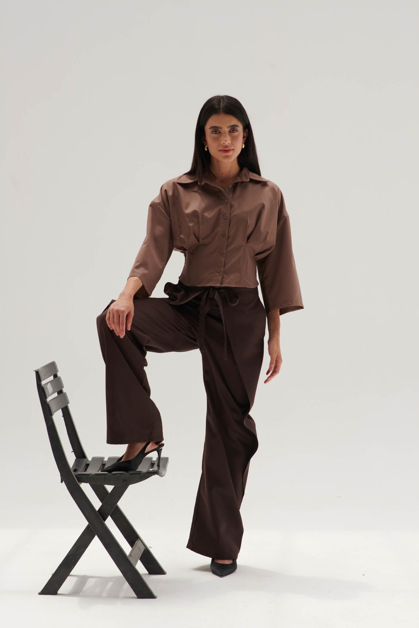 Wrap & Go Pants - Brown
