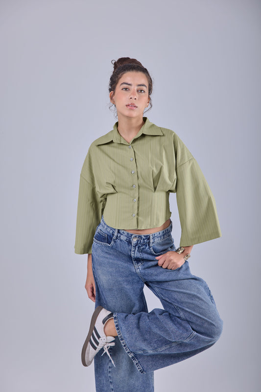 Corset Chemise - Matcha