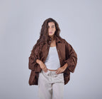 Glow Shell Jacket  - Brown