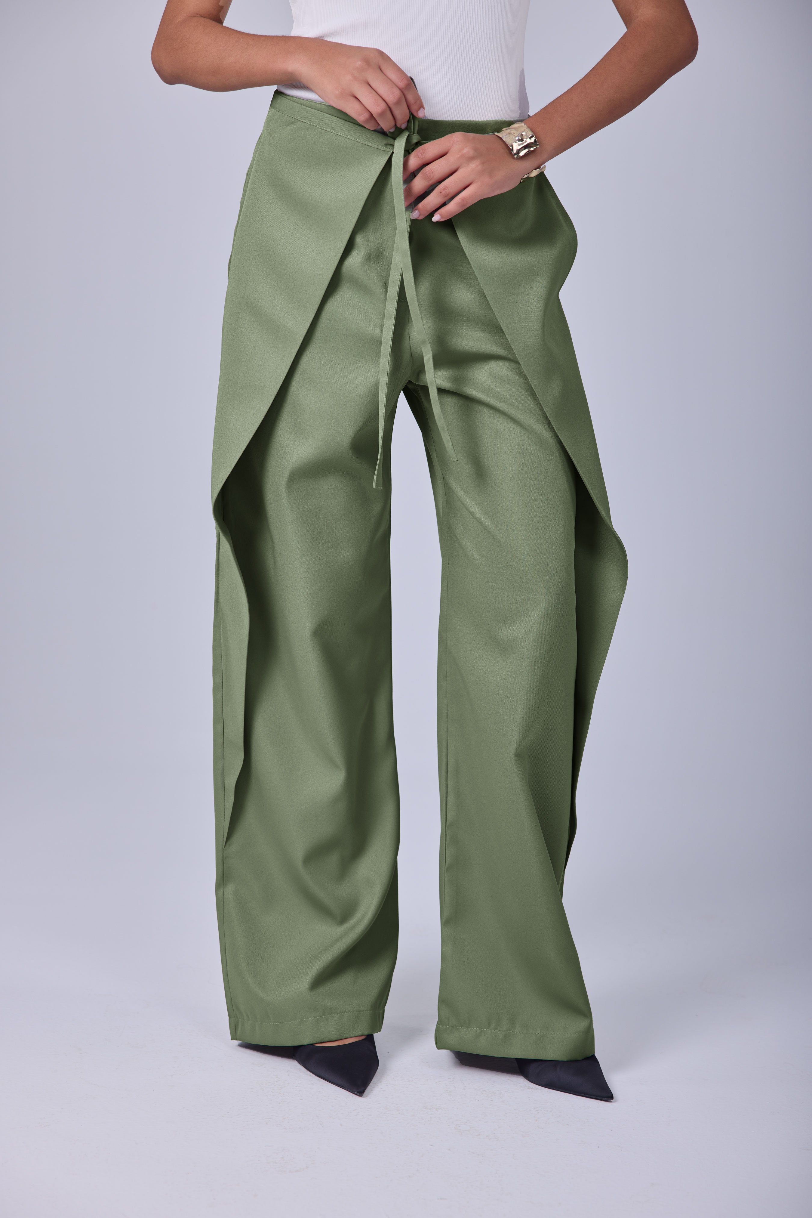 Wrap & Go Pants - Matcha