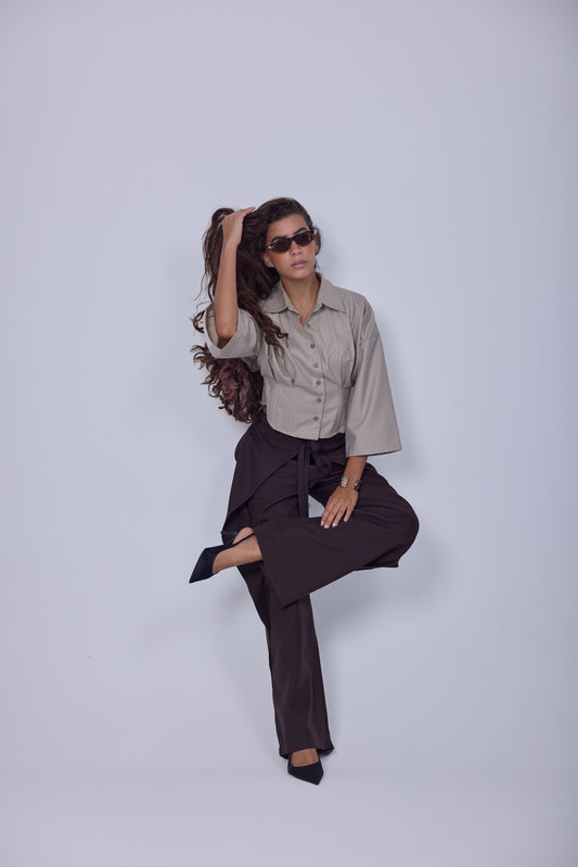 Corset Chemise - Beige