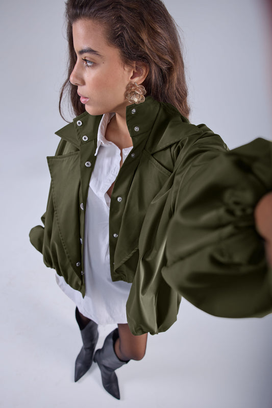 Glow Shell Jacket  - Dark Green