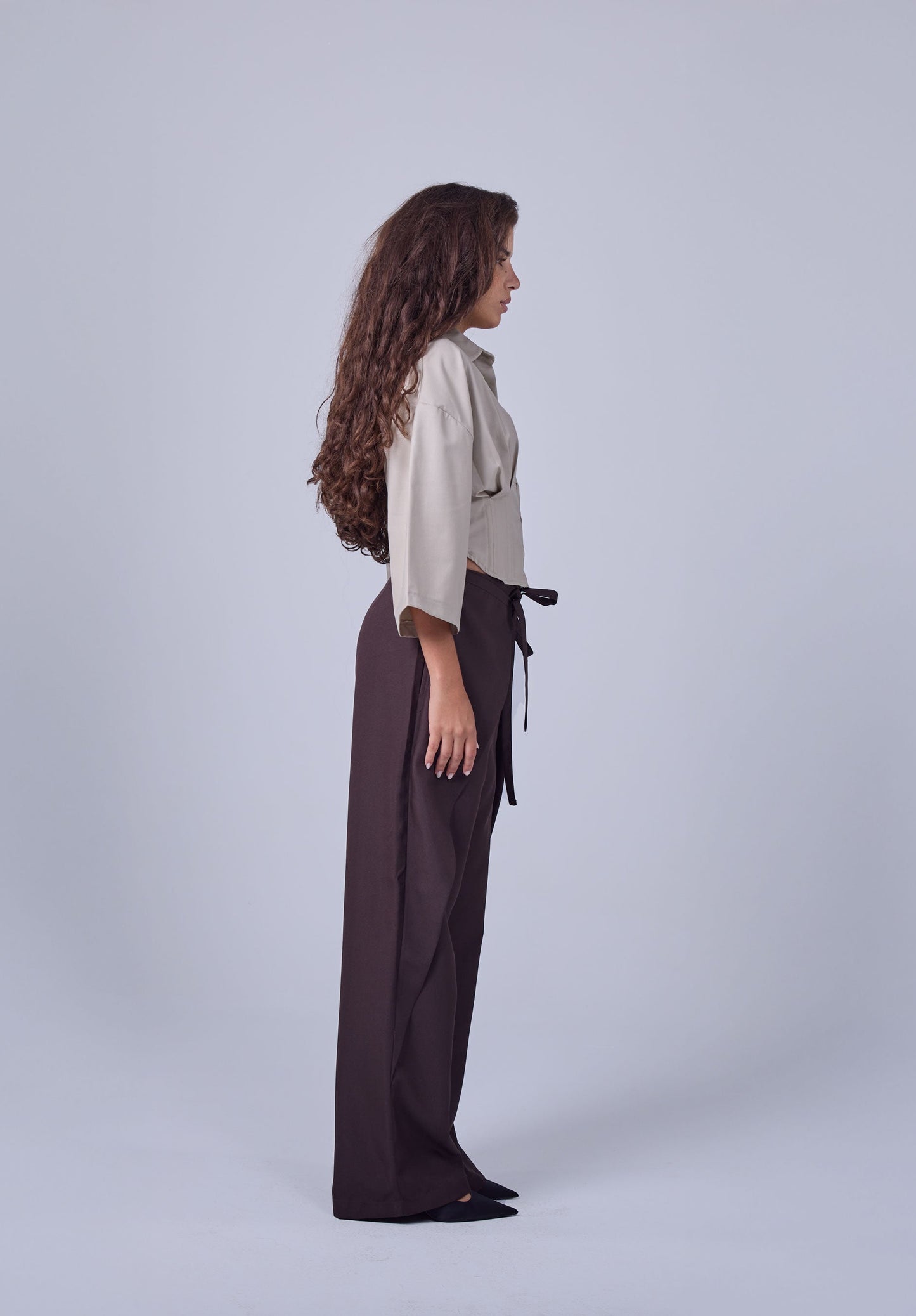 Wrap & Go Pants - Brown