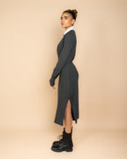Perfect Tee Dress - DARK GRAY