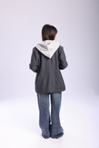 Layered Blazer - Grey