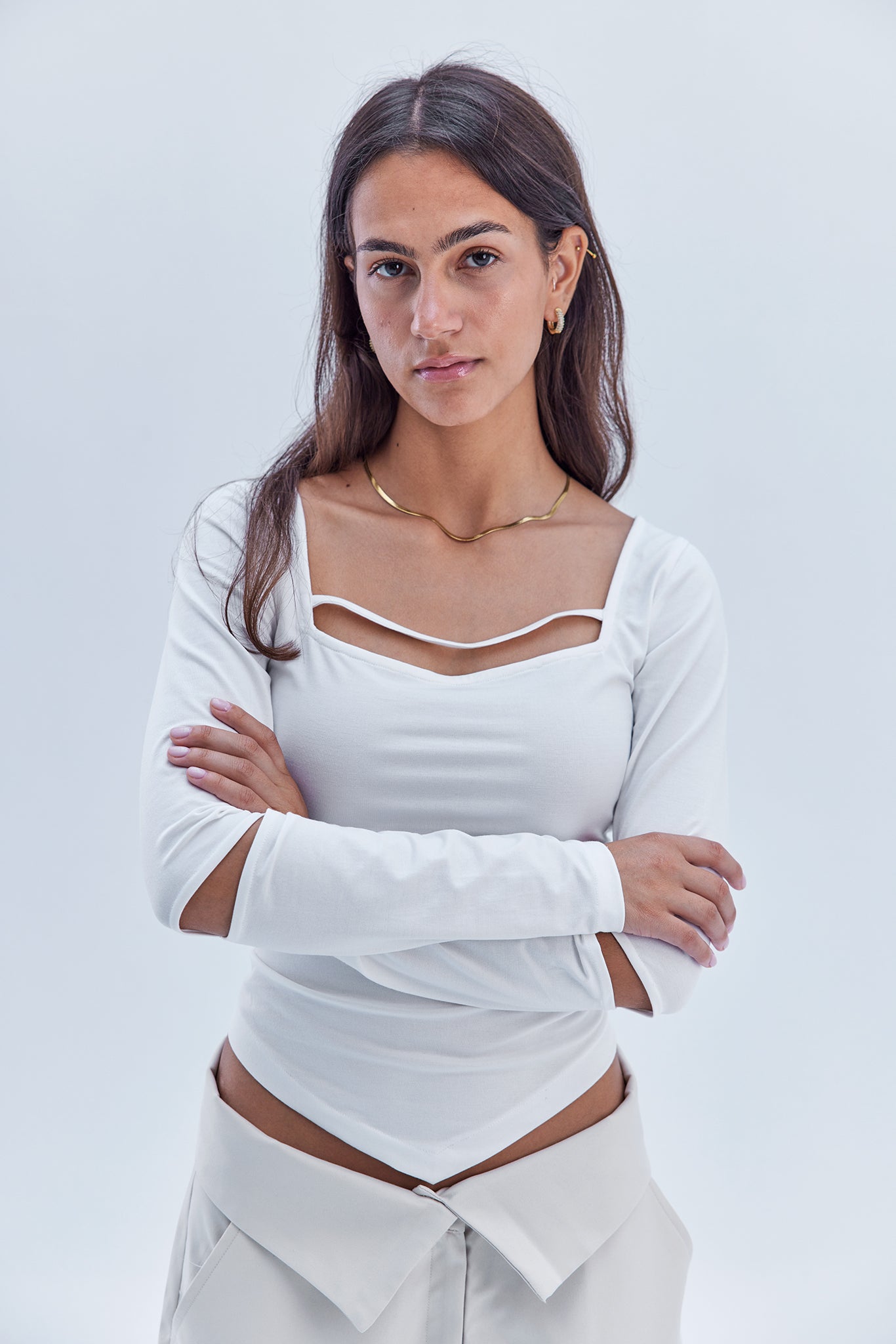 Flexi Breathable Top - WHITE