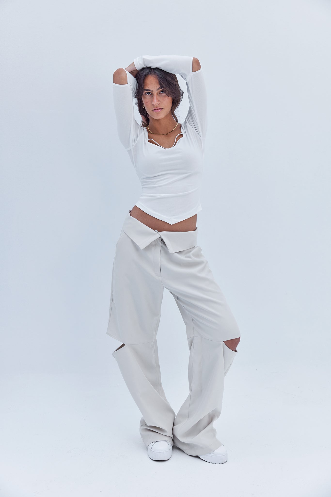 Flexi Breathable Top - WHITE