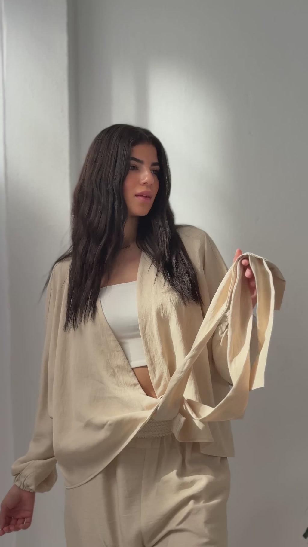 Hazel Linen Set - Beige